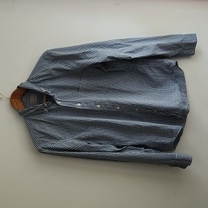 J.Crew slim fit blue check button down